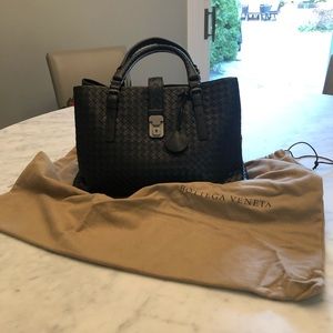 Bottega Veneta Roma Bag, black, large BRAND NEW